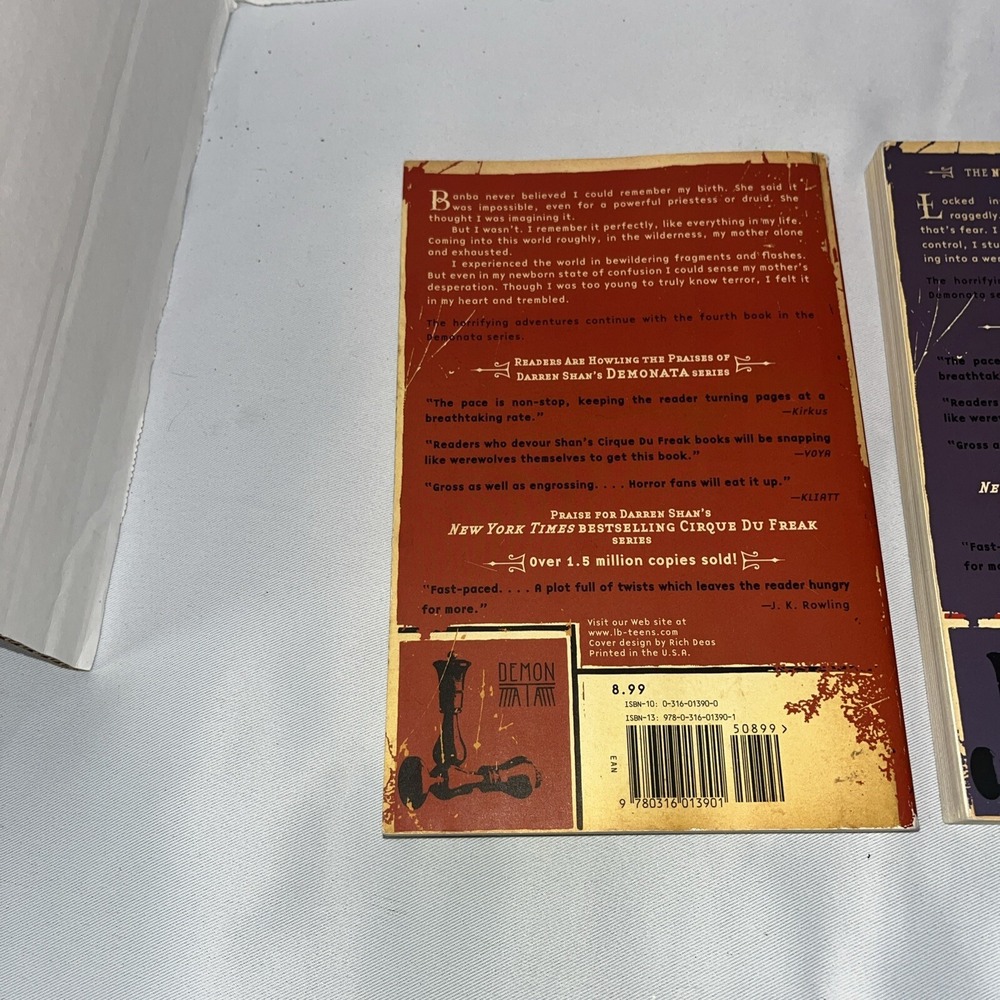 THE DEMONATA SERIES paperback books lot of 3‎  BY DARREN SHAN - Books 4,5 And 9 - Picture 5 of 8